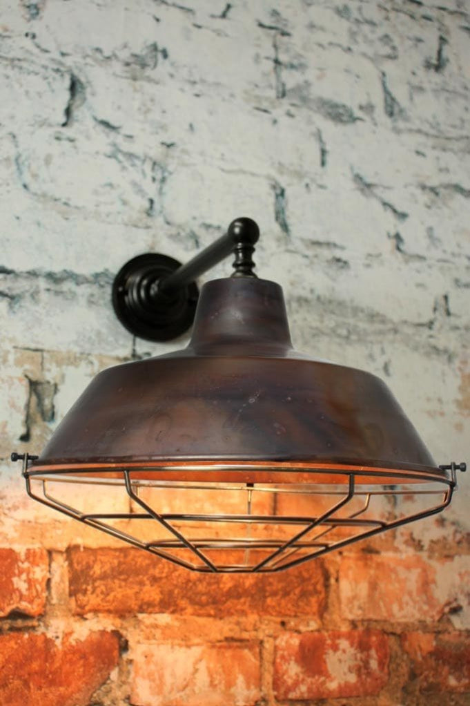 Factory Wall Light with Covers — Fat Shack Vintage