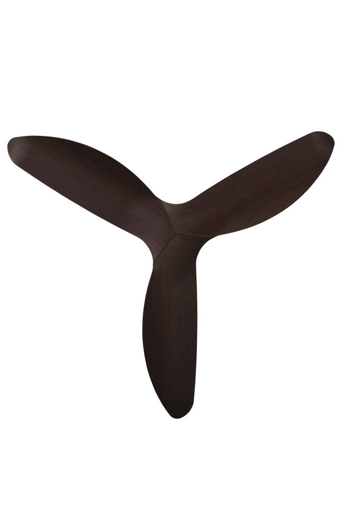 Koa and black 3 blade ceiling fan