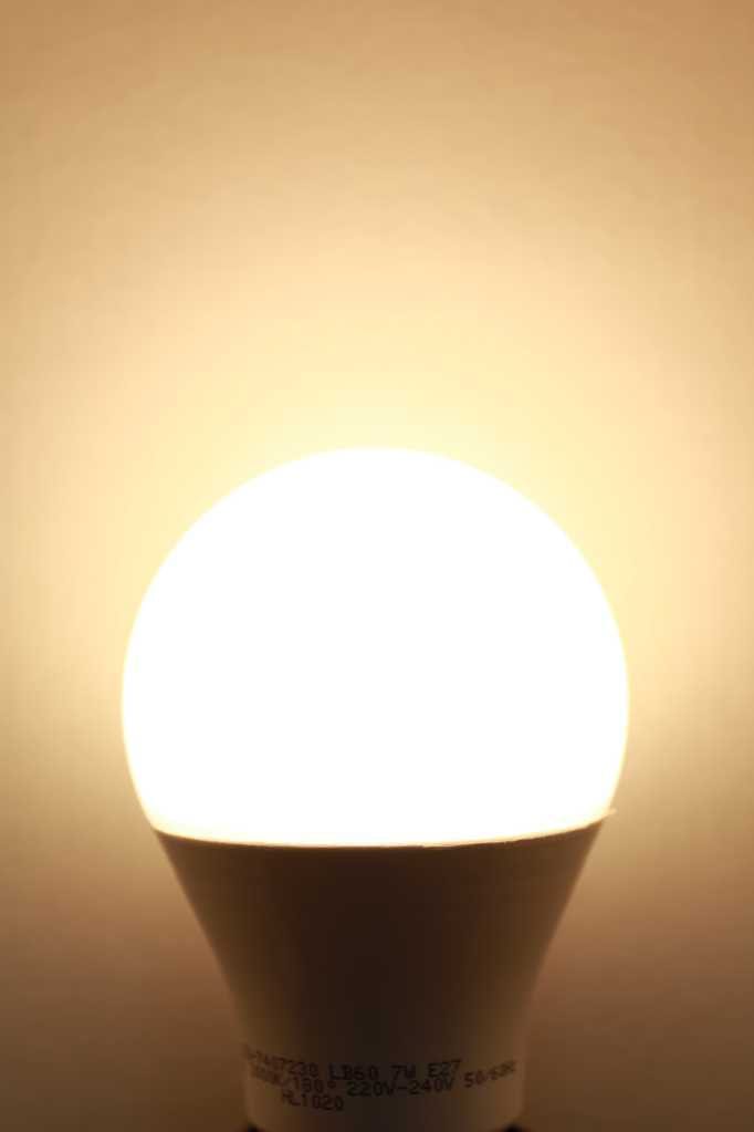 7W B22 LED A60 3000K/4000K Opal Bulb