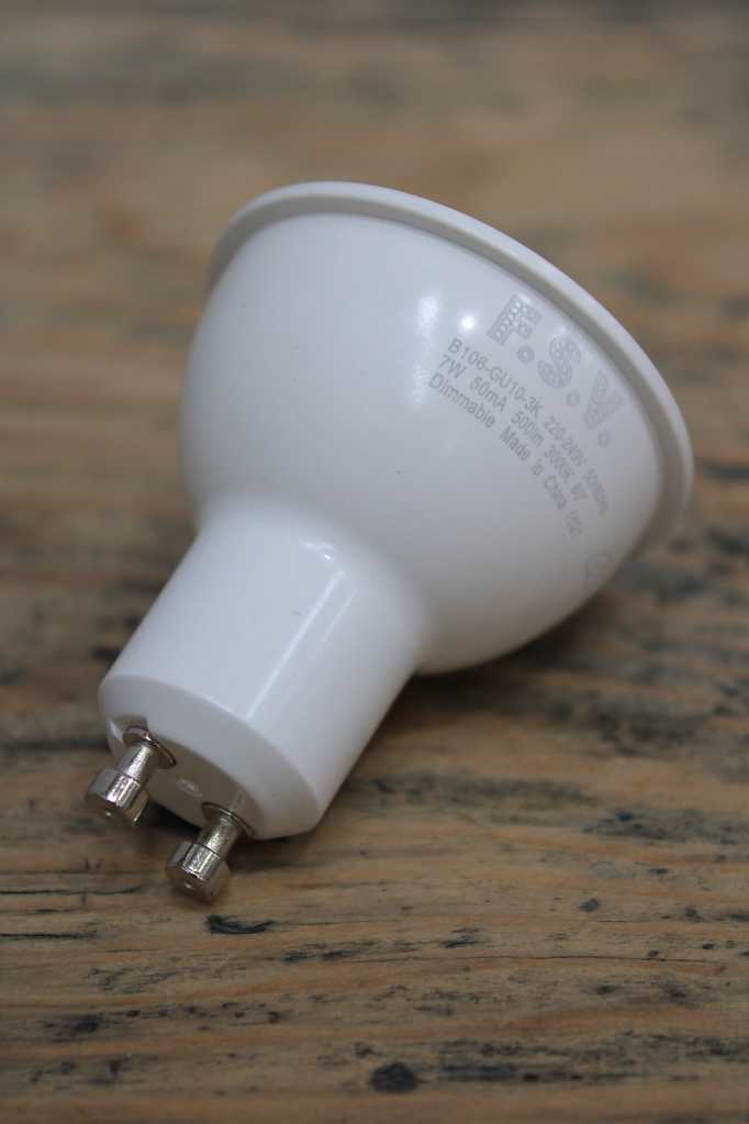 7W LED GU10 3000K Bulb Dimmable