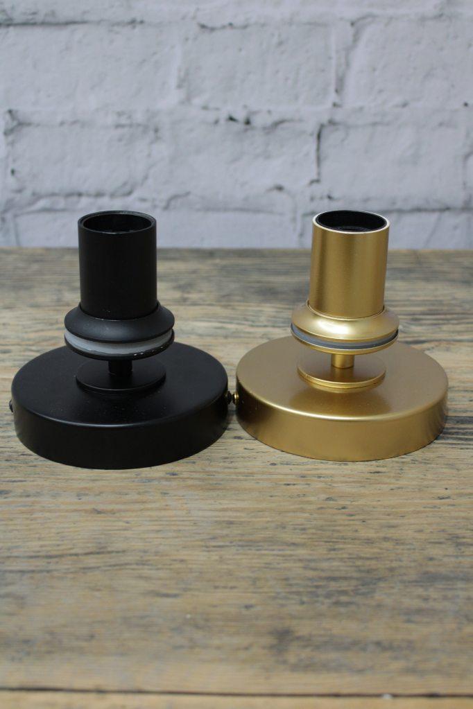 Black and gold batten holders