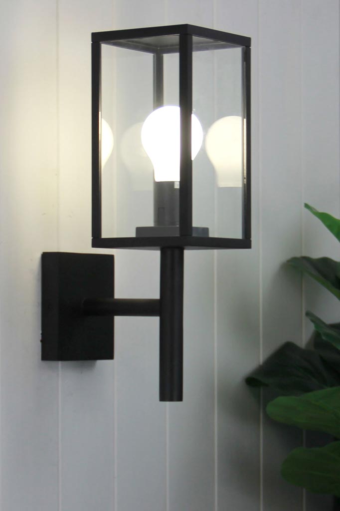 Black Wall Light