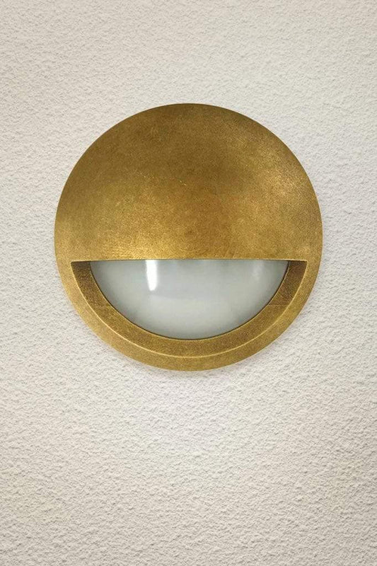 Brass outdoor LED step light