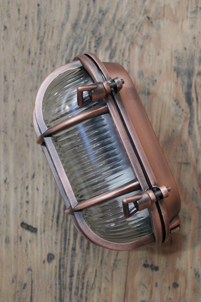 Bunker light in copper finish