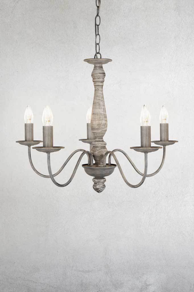 Rustic style chandelier 