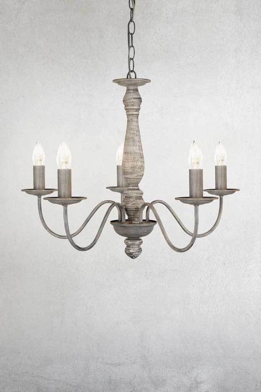 Rustic style chandelier 