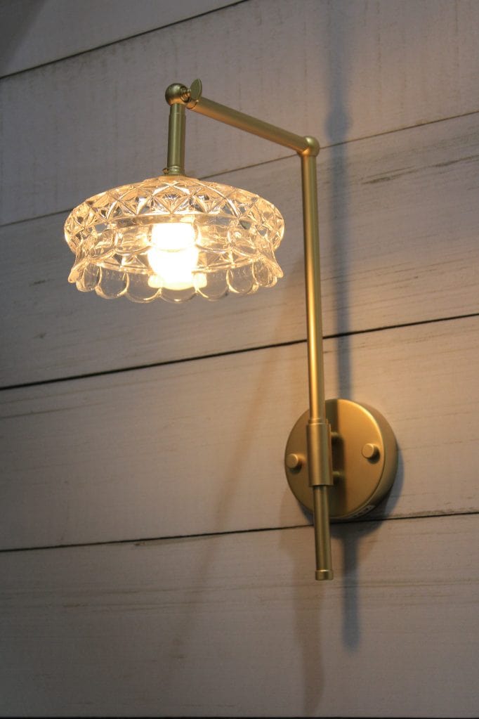 Charmont Wall Light in gold finish