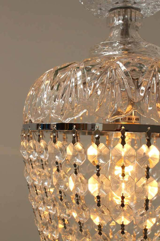 Cut out crystal light. glamorous lighting Australia.  