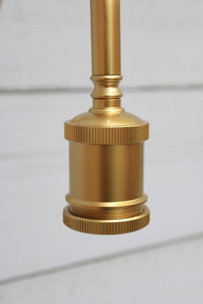 E27 lampholder gold