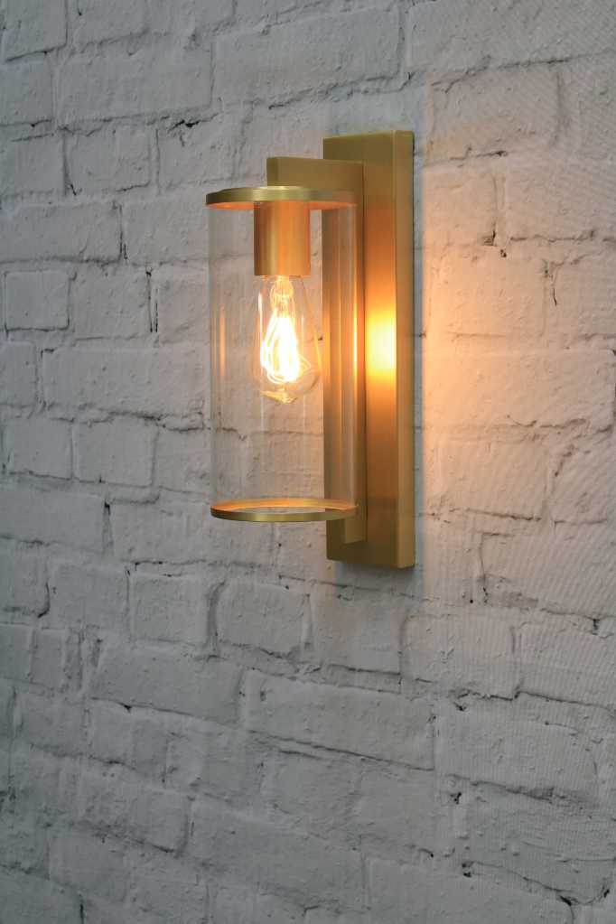 Edlingham Exterior Brass Wall Bracket gold