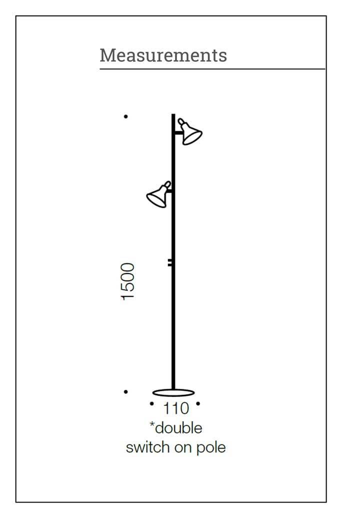 Floor lamp measurements