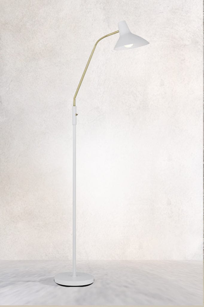 white florida retro floor lamp