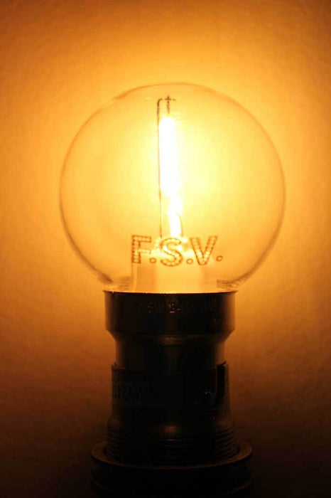 T45 3W LED Filament Light Bulb - B22 2200K Clear Glass - Vintage
