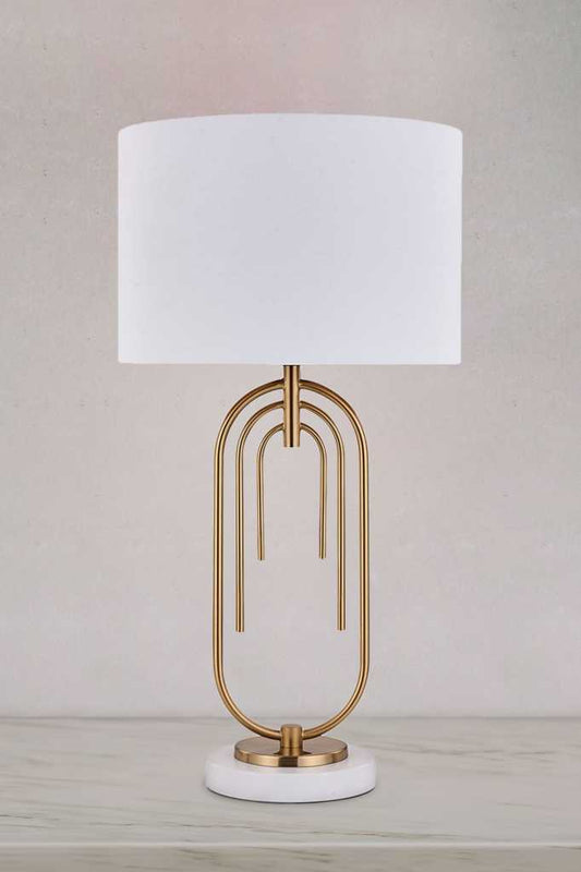 Garland Table Lamp in white