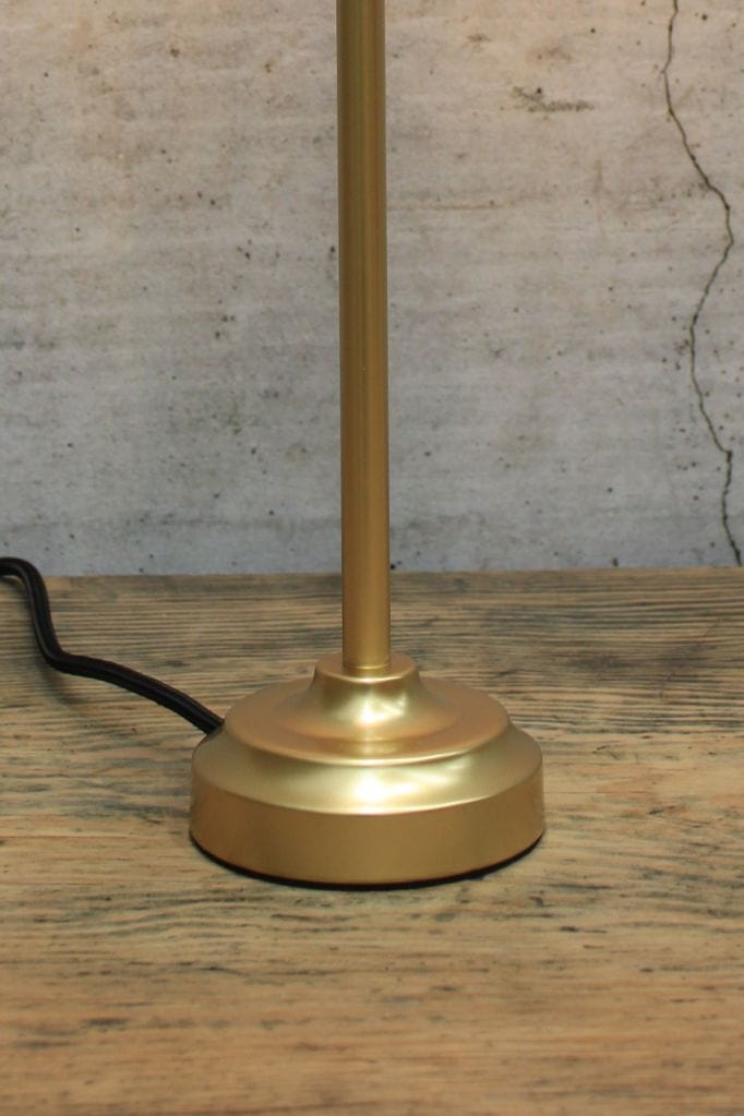 Gold/brass lamp base