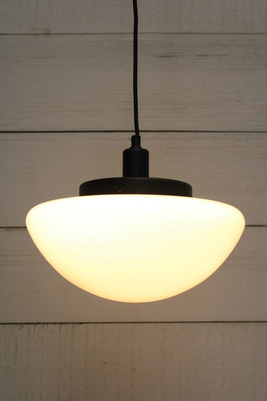 Hudson Dome pendant light in black finish