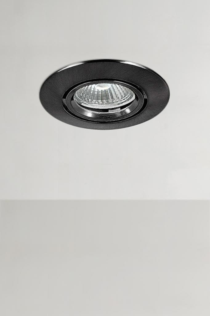 LED downlight in black finish