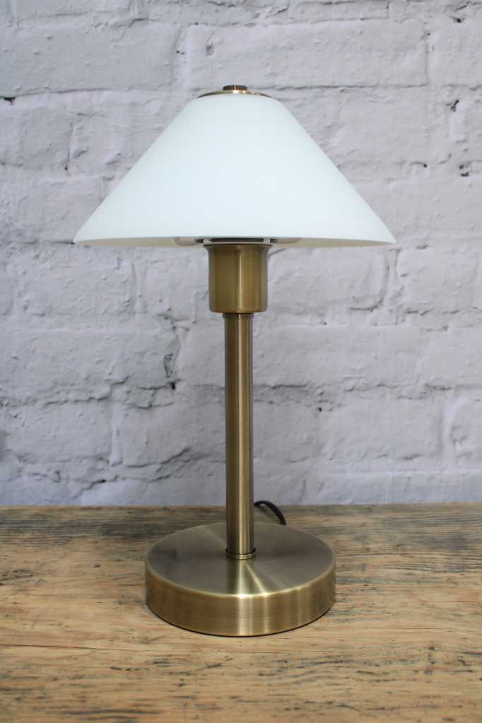 Lapsley Touch Table Lamp in antique brass 