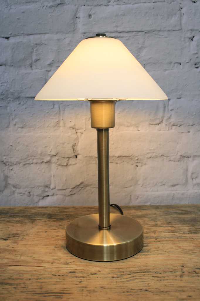 Lapsley Touch Table Lamp in antique brass