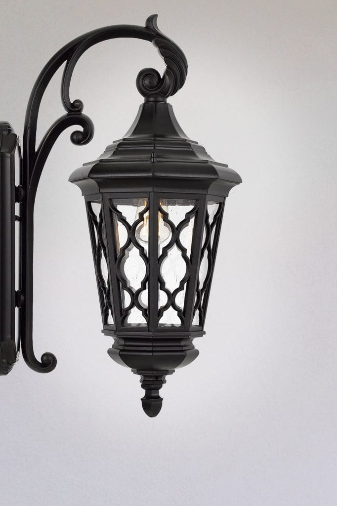 Large lantern wall light