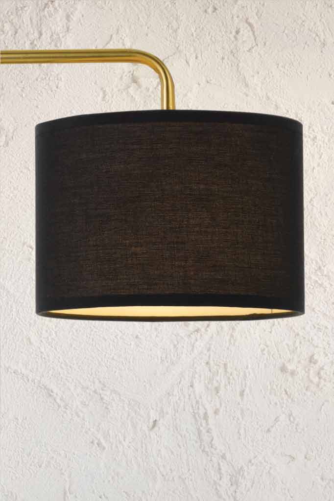 Black Linen Shade