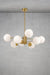 Banff Multi Light Pendant 8 light gold