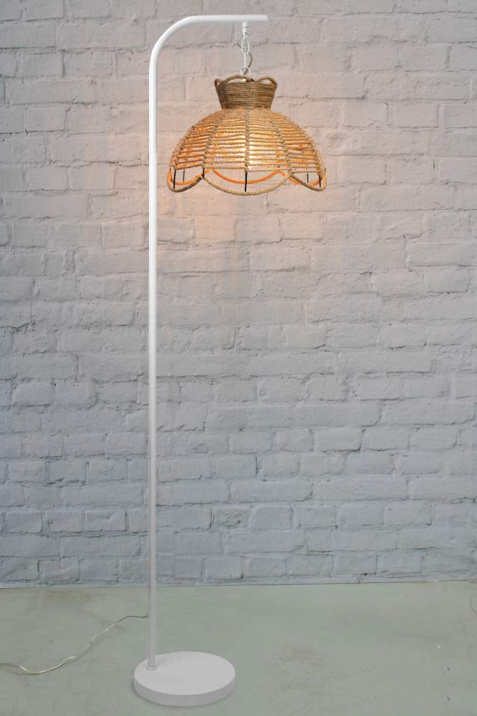 Maui Suspended Floor Lamp in white