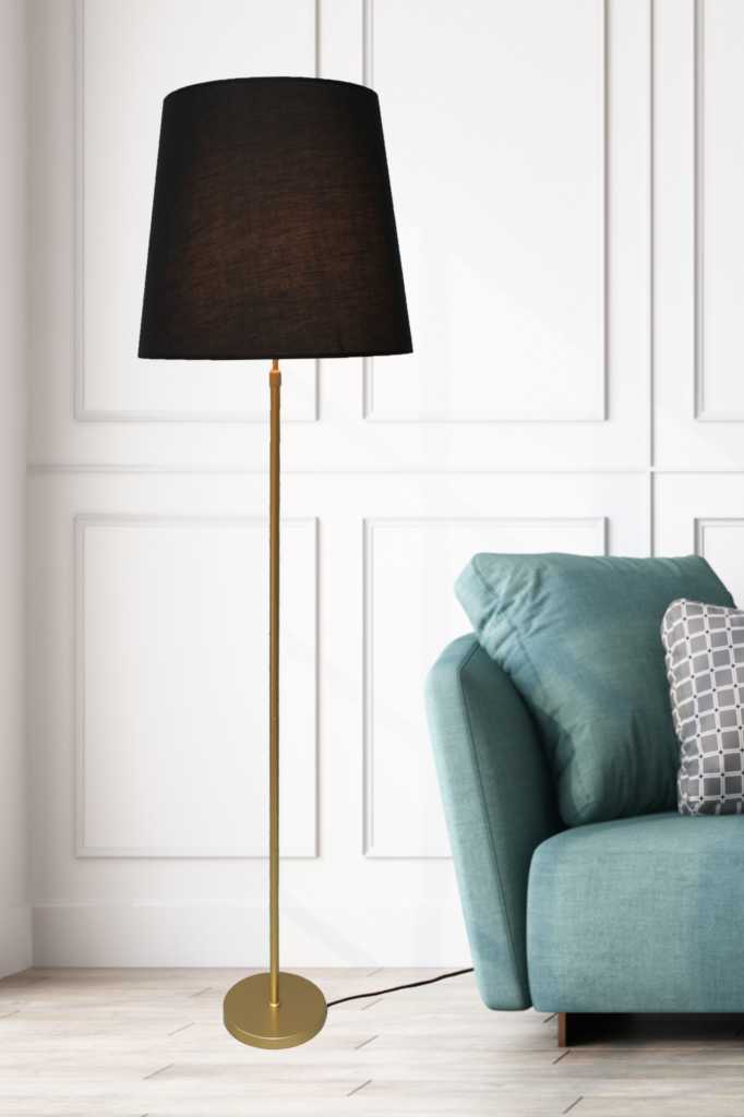 Melrose Tapered Shade Floor Lamp in an interior setting