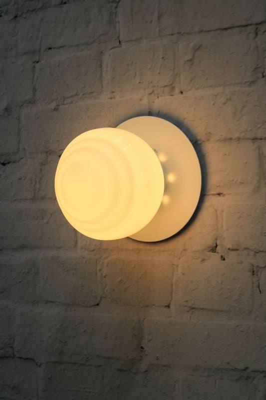 Miami Glass Ball Disc Wall Light