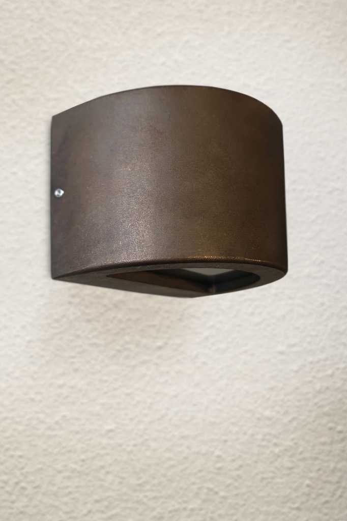 Nelson Brass Exterior Step Light