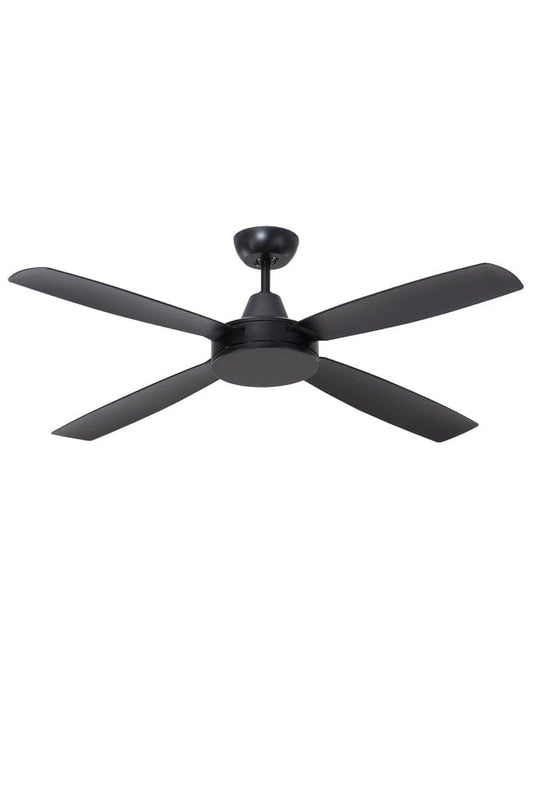 Black ceiling fan with ABS blades