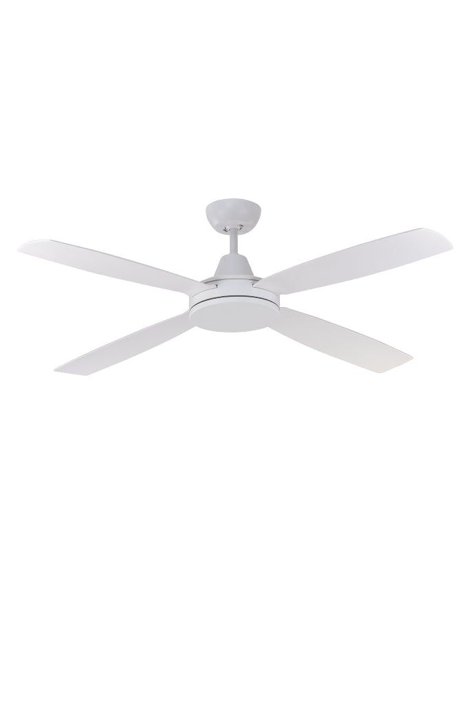 White ceiling fan with ABS blades