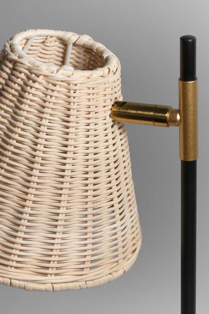 norfolk rattan floor lamp 