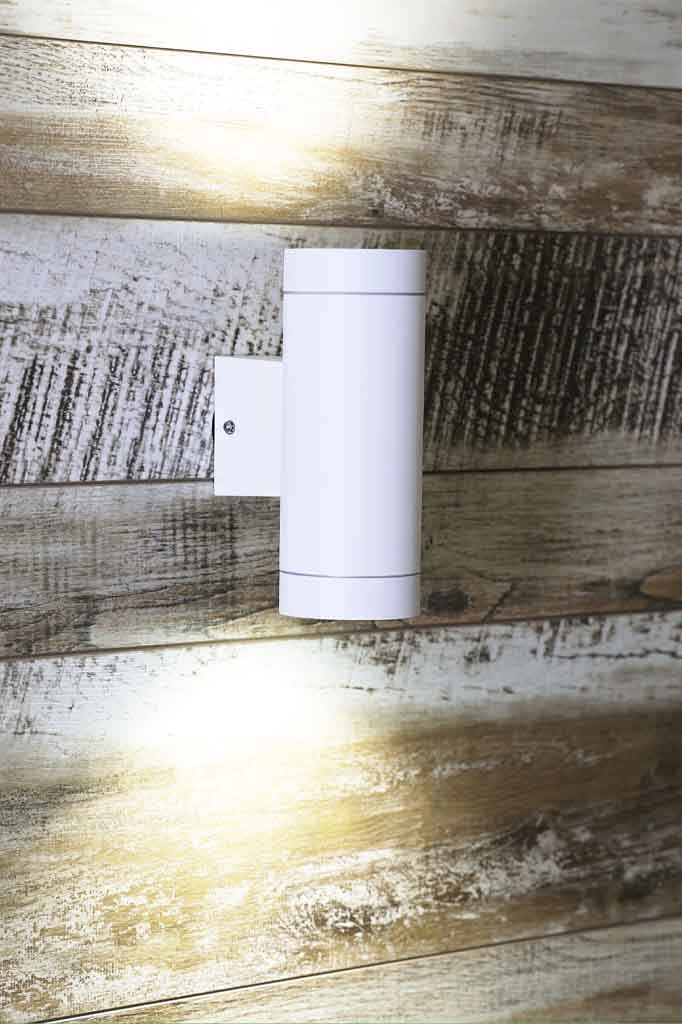 White Up/Down Exterior Wall Light