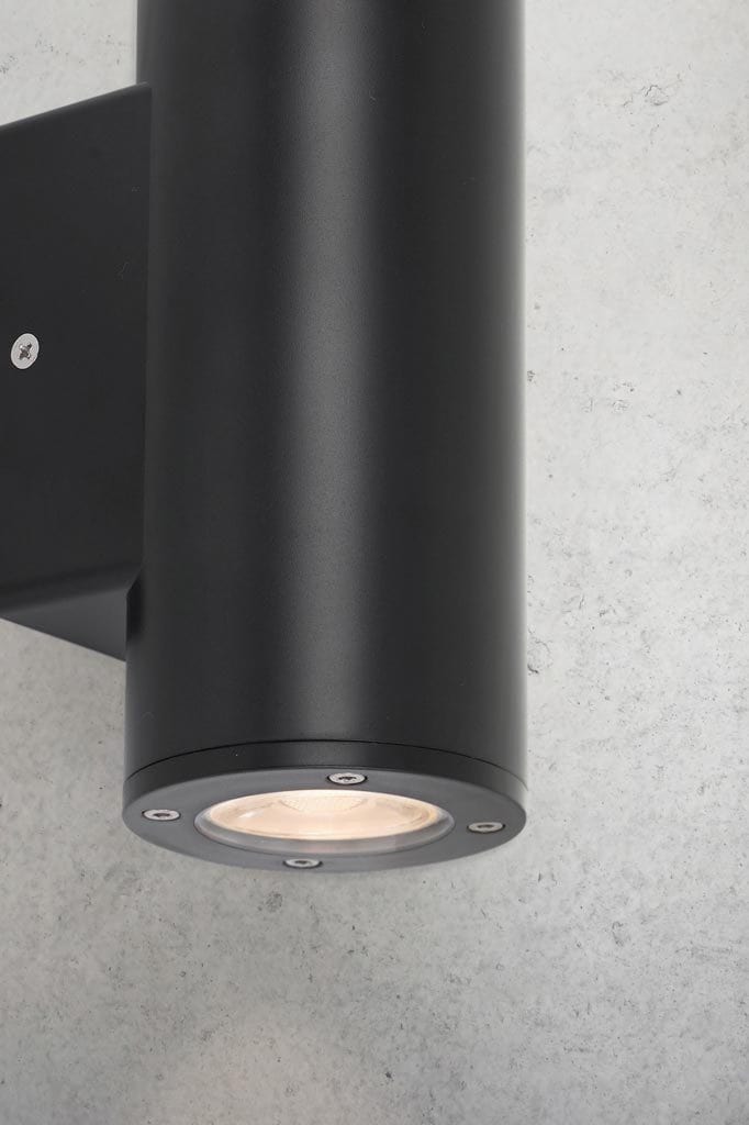 Outdoor wall light black finish