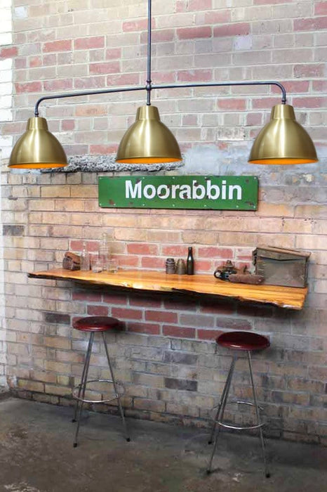 Industrial breakfast shop bar lights