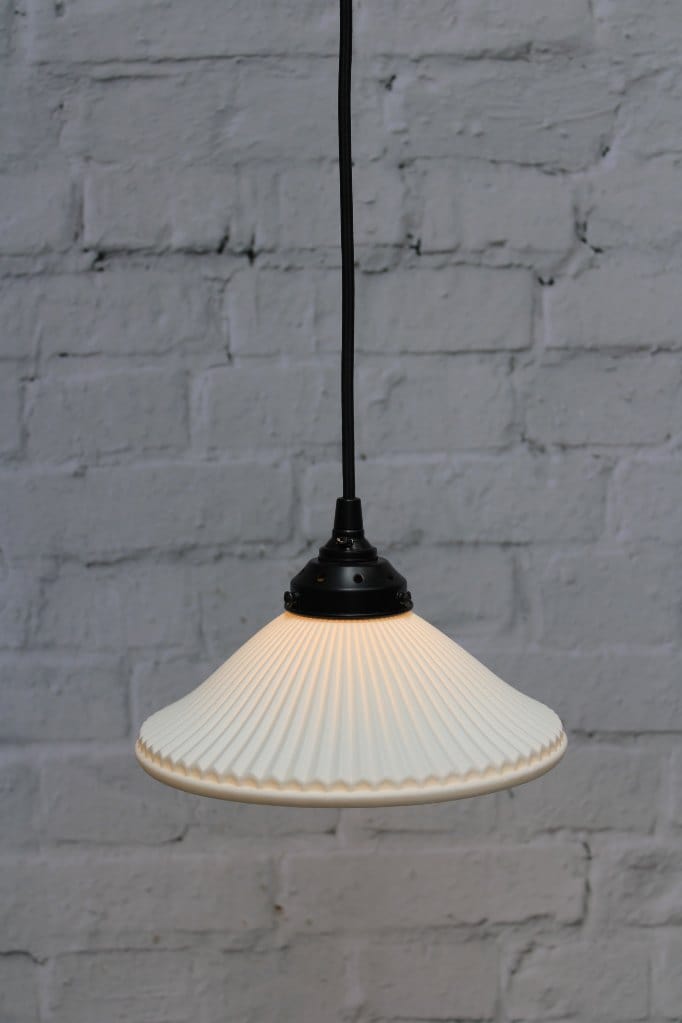 Ceramic pendant deals light shade