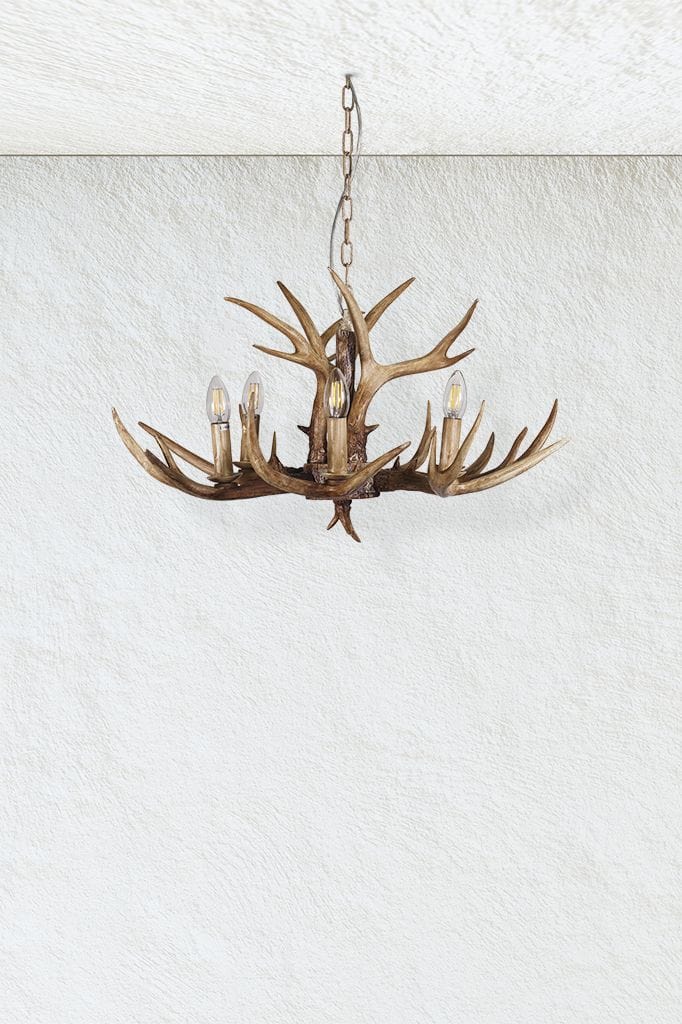 Small Roebuck chandelier. 