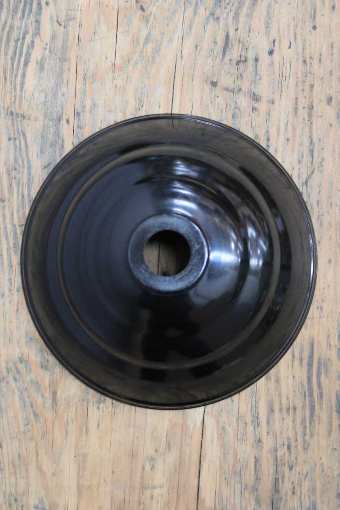 Black bakelite shade