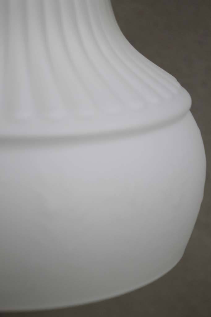 Handblown opal glass shade