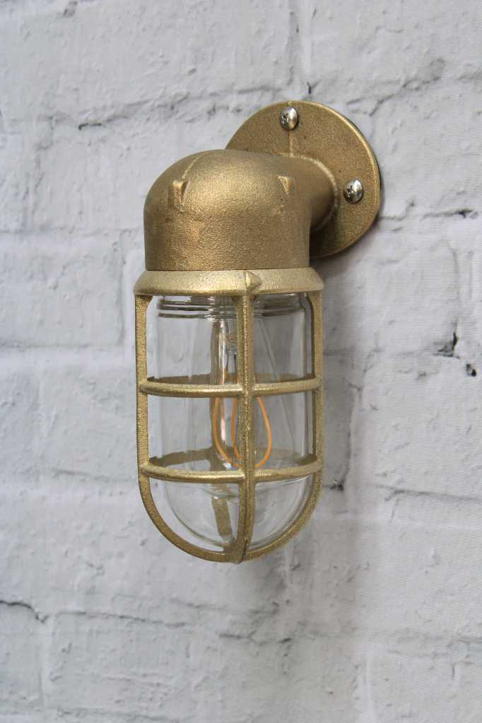 Seaboard Brass Outdoor Wall Light