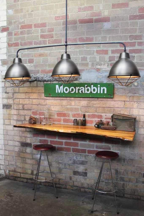 Industrial style bar deals lighting