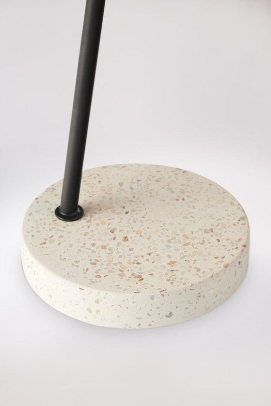 Terrazzo base of table lamp