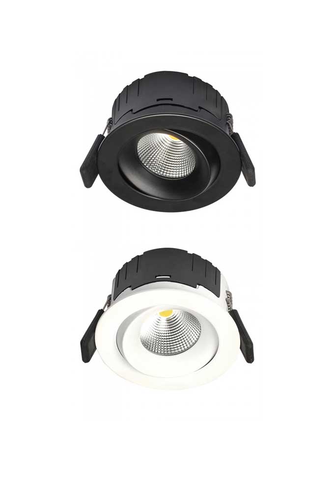 Tiltable downlights store