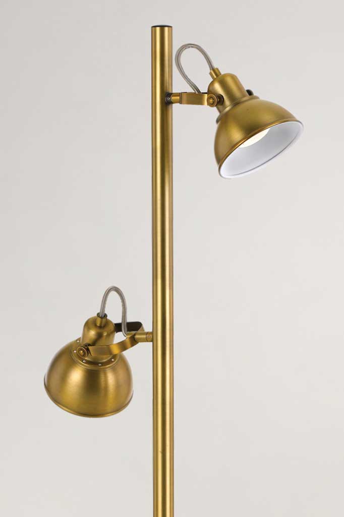 Two light floor lamp