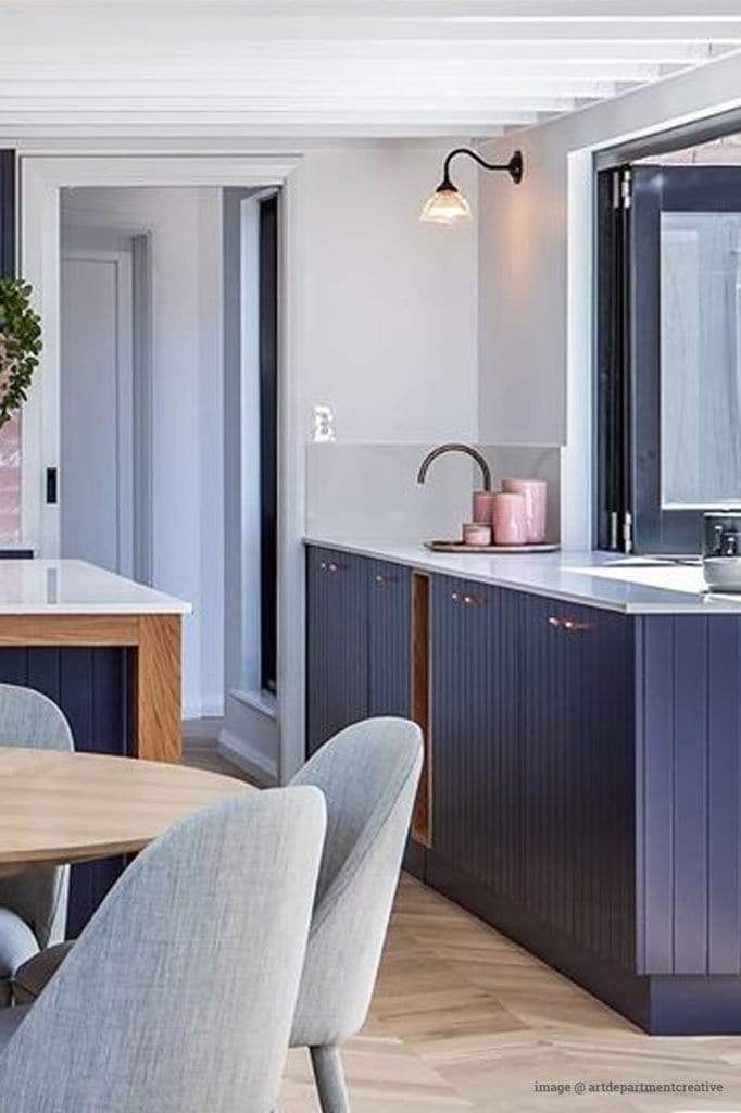 wall light over kitchen sink