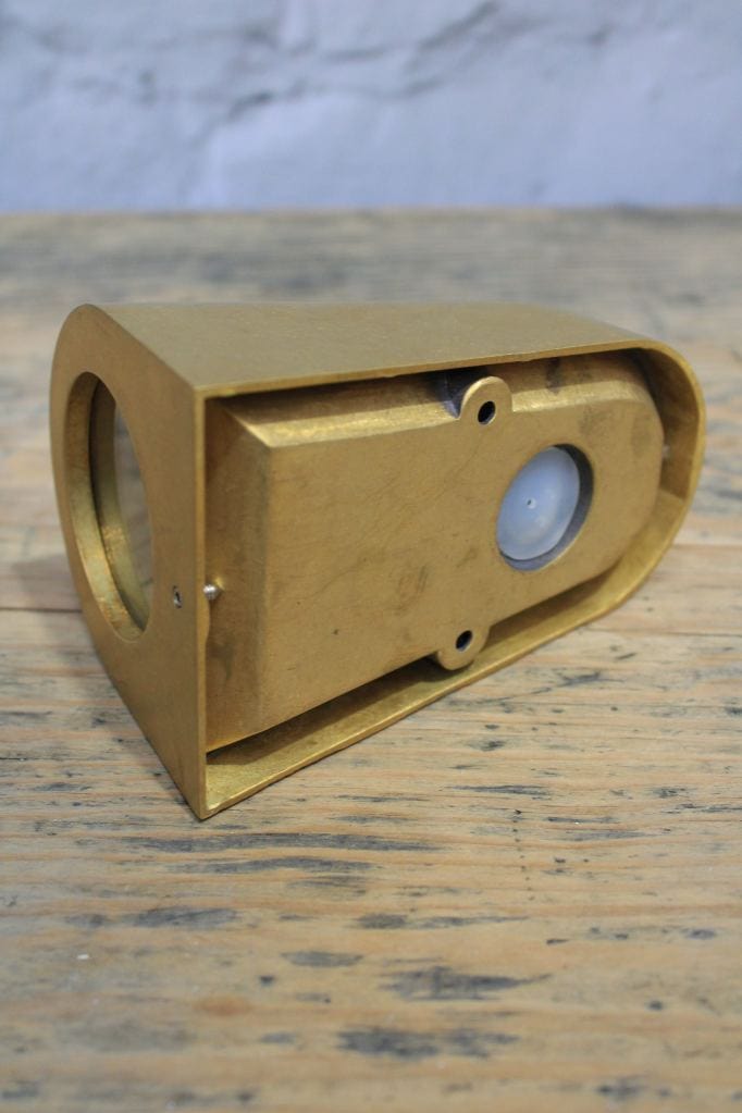 Solid brass exterior light