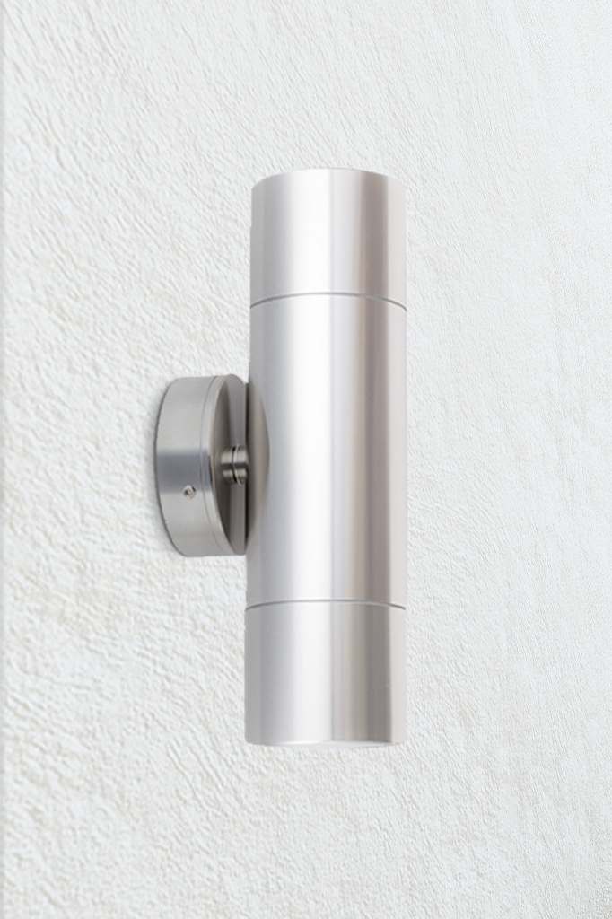 Up Down Exterior LED Spotlight in steel