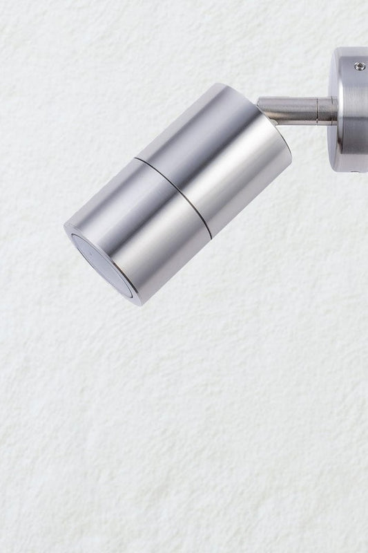 Single LED Adjustable Wall Light 316 steel