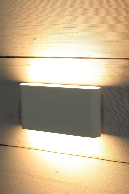 Poole Up/Down Wall Light - White - 2